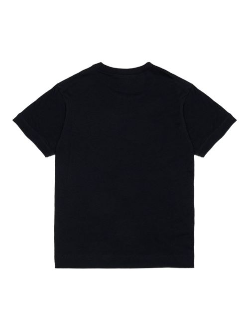 T-shirt unisex bambino Marni Kids nera con logo a contrasto MARNI KID | M002MVM00RF0M900